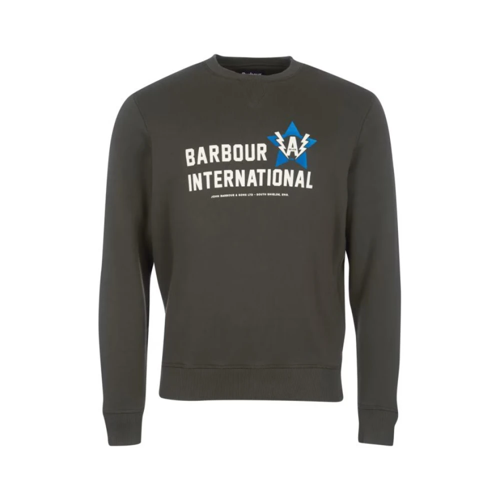 Barbour Legacy A7 Sweatshirt Geïnspireerd door motorsport Gray Heren