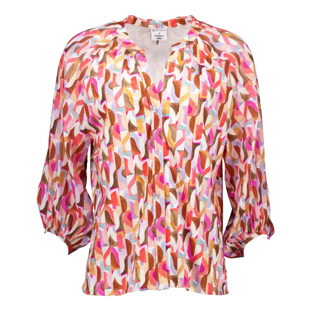 Desoto Lana blouses roze Multicolor Dames