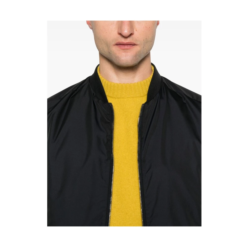 Moorer Midnight Blue Rits-Front Buitenkleding Blue Heren
