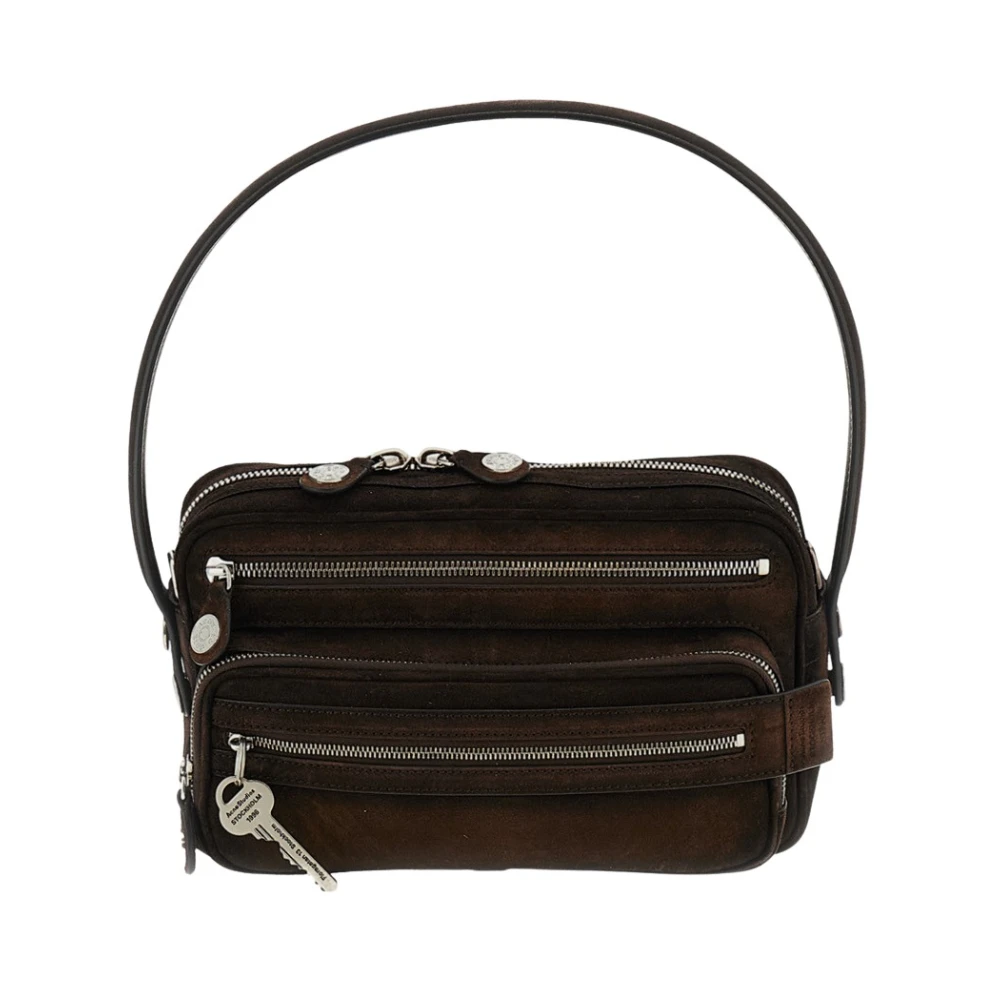 Acne Studios Donna Marrone - Camero Party Suede Wax - Bags - One Size