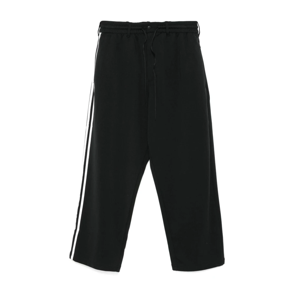 Y-3 Zwarte Stijlvolle Broek Black Heren