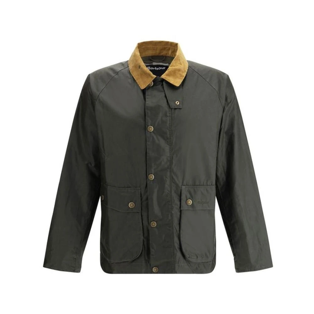 Barbour Men's Green Light Jackets, Xl, Stylish Olive Bedale Jacket
