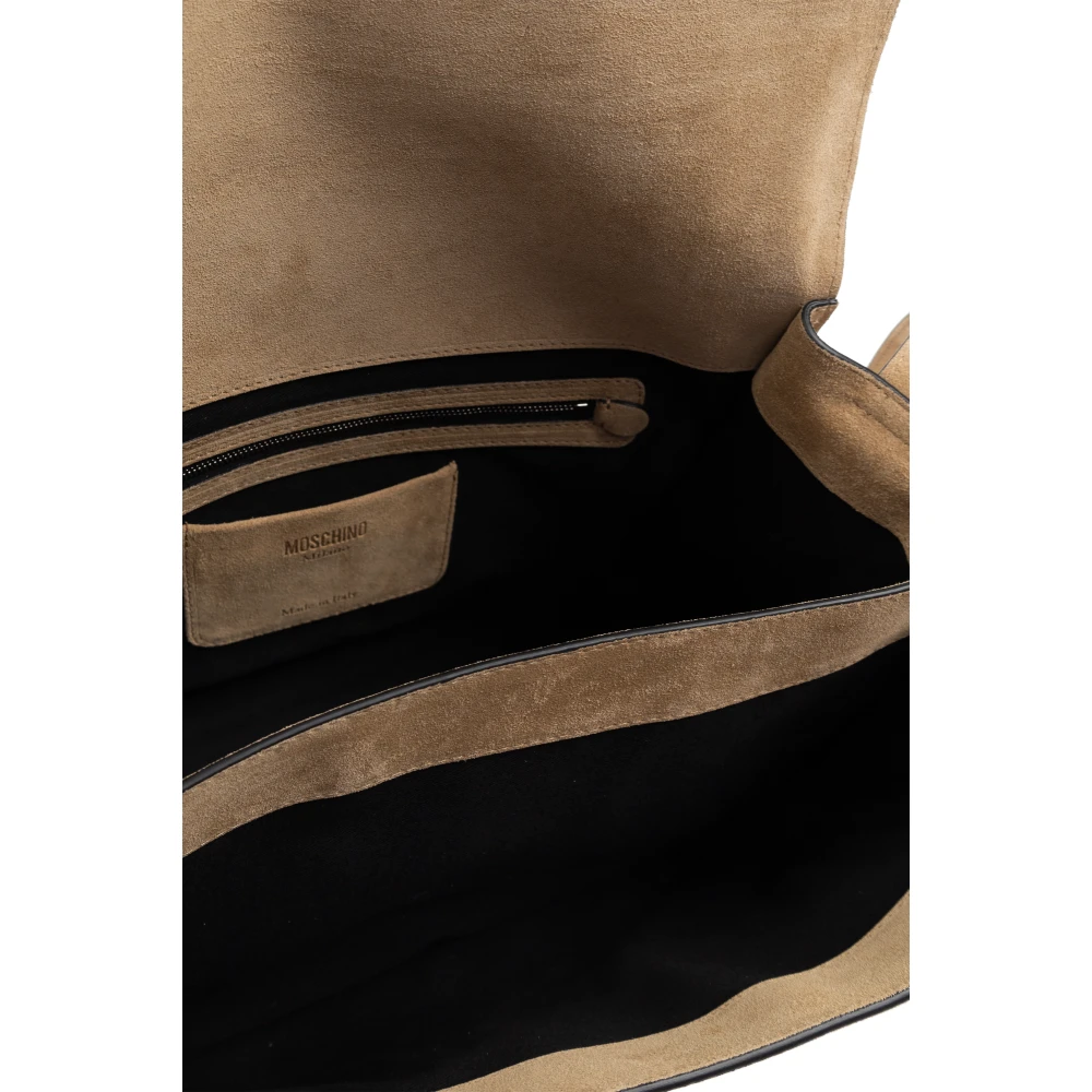 Moschino Suède schoudertas Beige Dames