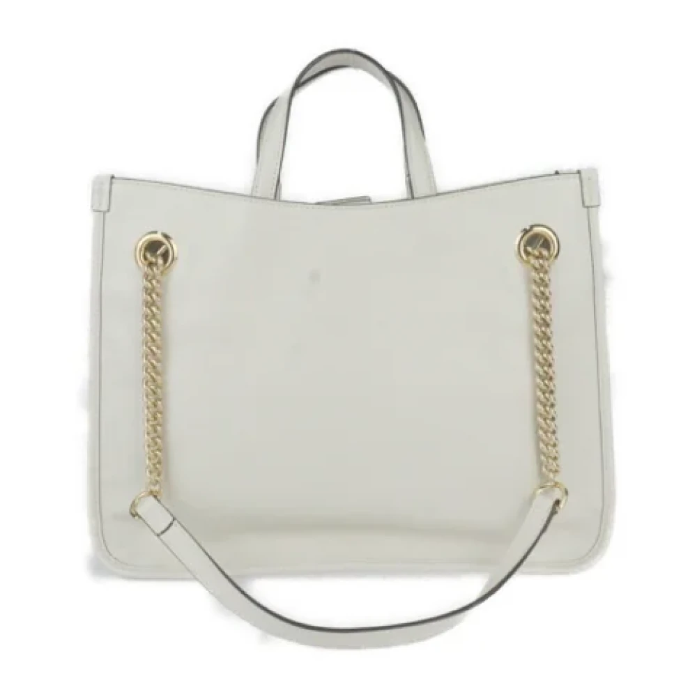 Gucci Vintage Pre-owned Leather shoulder-bags White Dames