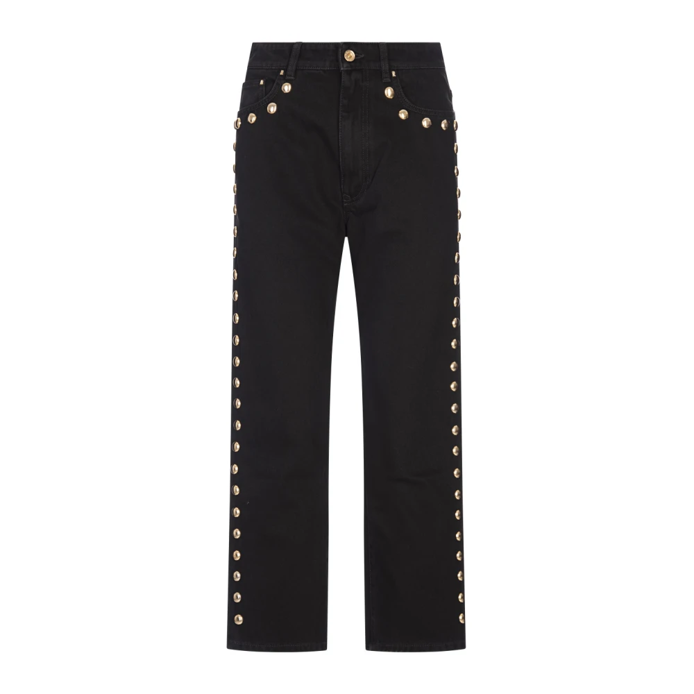 Paco Rabanne Zwarte versierde boyfriend jeans Black Dames