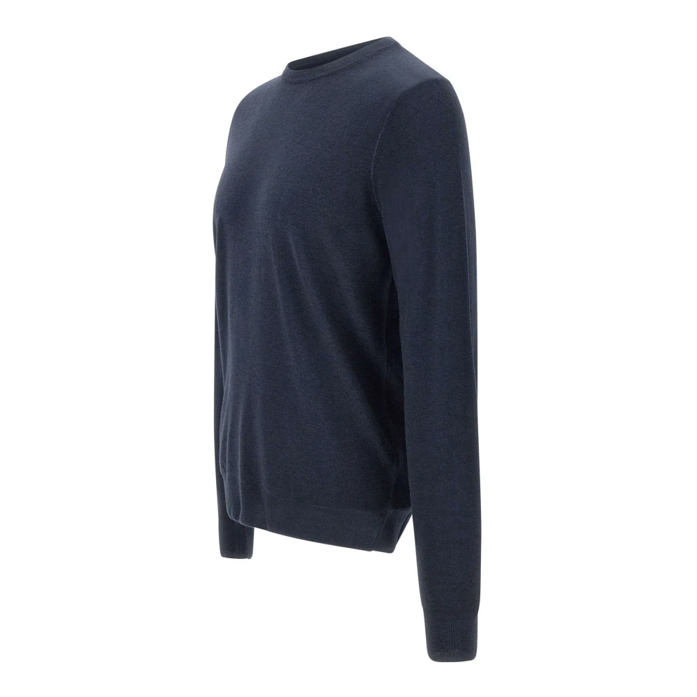 Filippo De Laurentiis Nuvola Navy Blue Wollen Trui Blue Heren