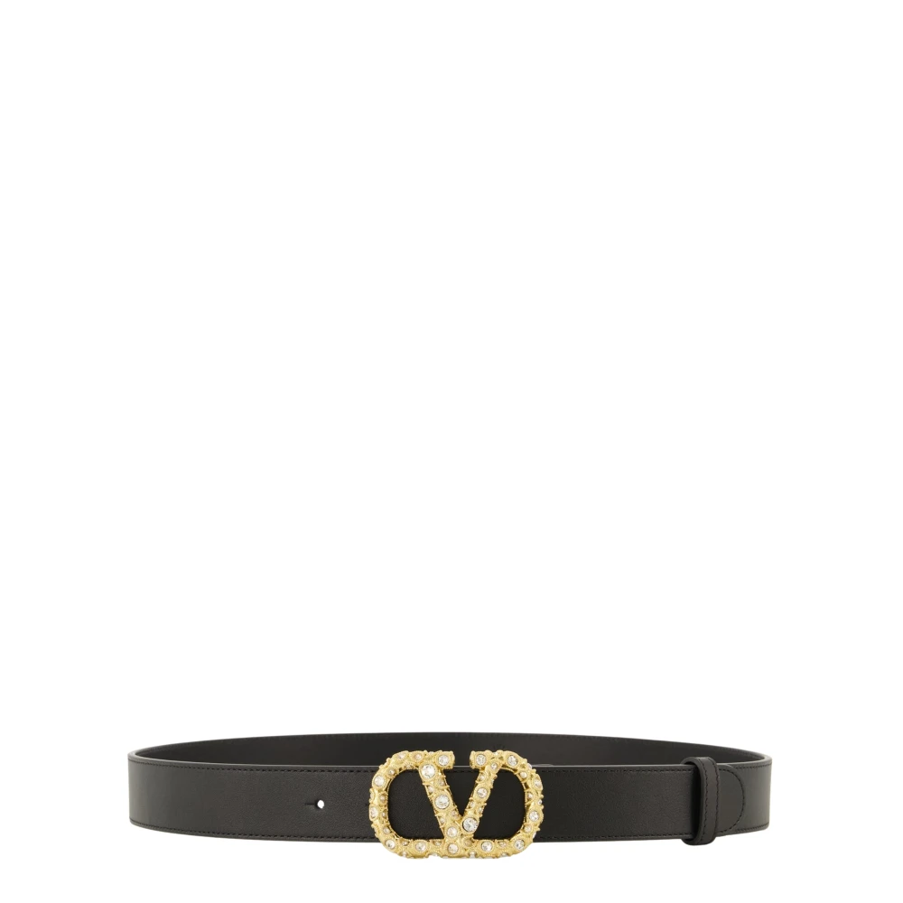 Valentino Garavani Black Belts, Female, 85 Cm, Vlogo Signature Belt