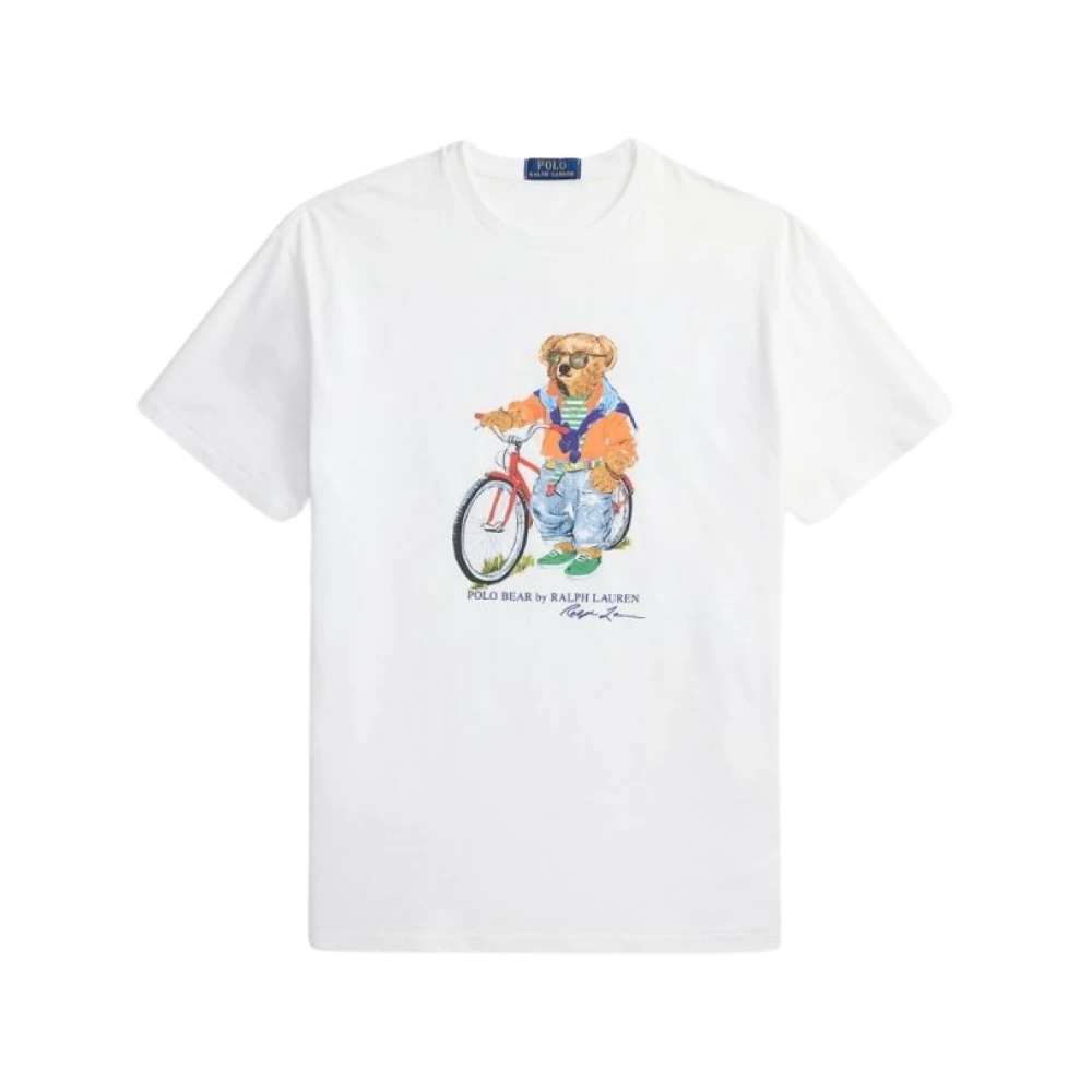 Ralph Lauren Men's White T-Shirts, M, Polo Bear T-Shirt