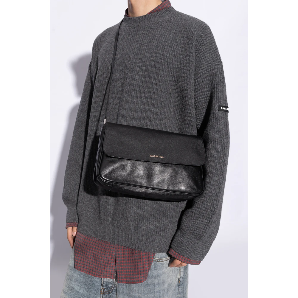 Balenciaga Schoudertas Grungy Black Heren