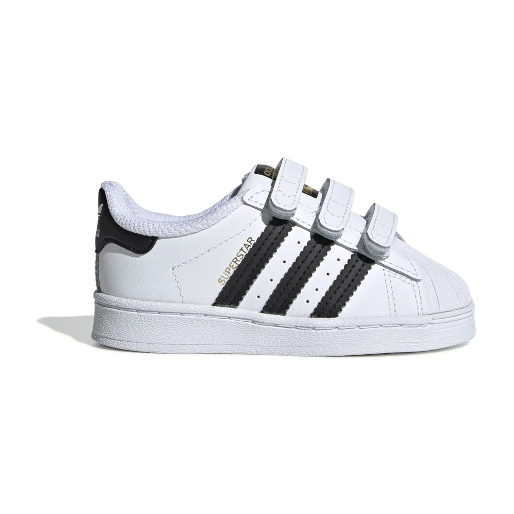 Adidas Originals Boys White Kids Sneakers, 21 Eu, Youth Superstar Cf C Trainers