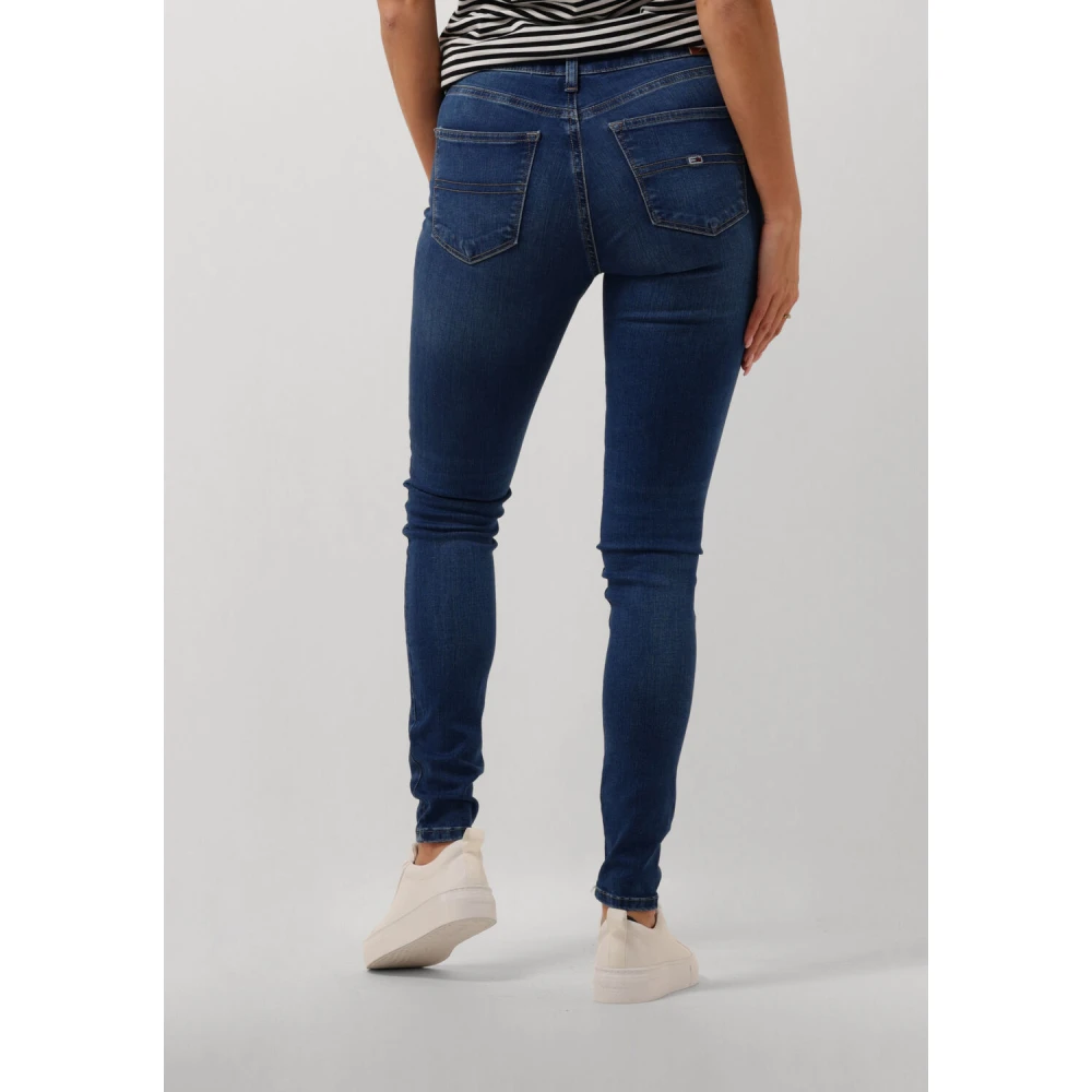 Tommy Jeans Blauwe Skinny Jeans Nora Blue Dames