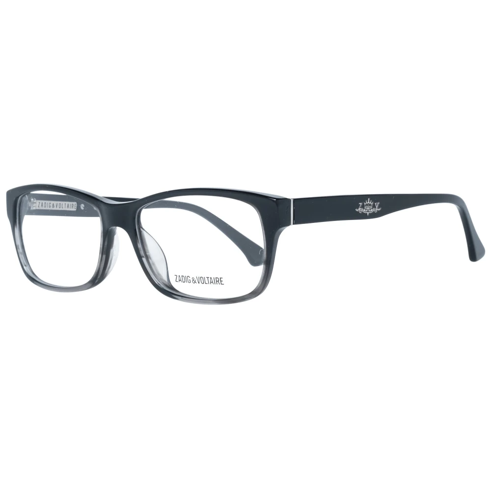 Zadig & Voltaire Zwarte Unisex Brilmonturen Black Heren