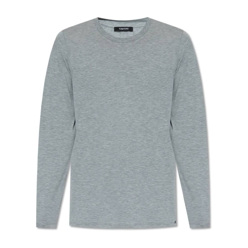 Tom Ford Hombre Gris - Camiseta Interior De Cuello Redondo - Tops - L - Camiseta Interior De Cuello Redondo