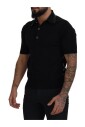 polo-noir-soie-coton