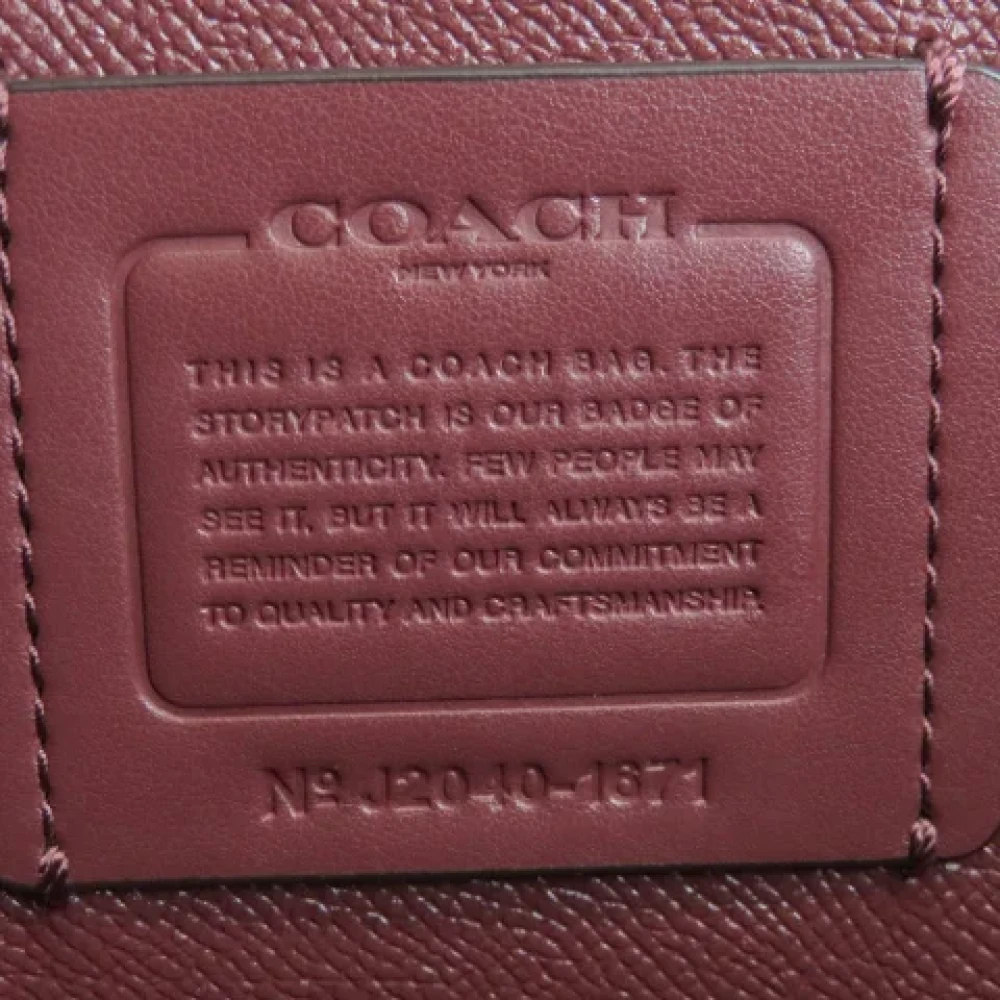 Coach Pre-owned Fabric totes Brown Dames