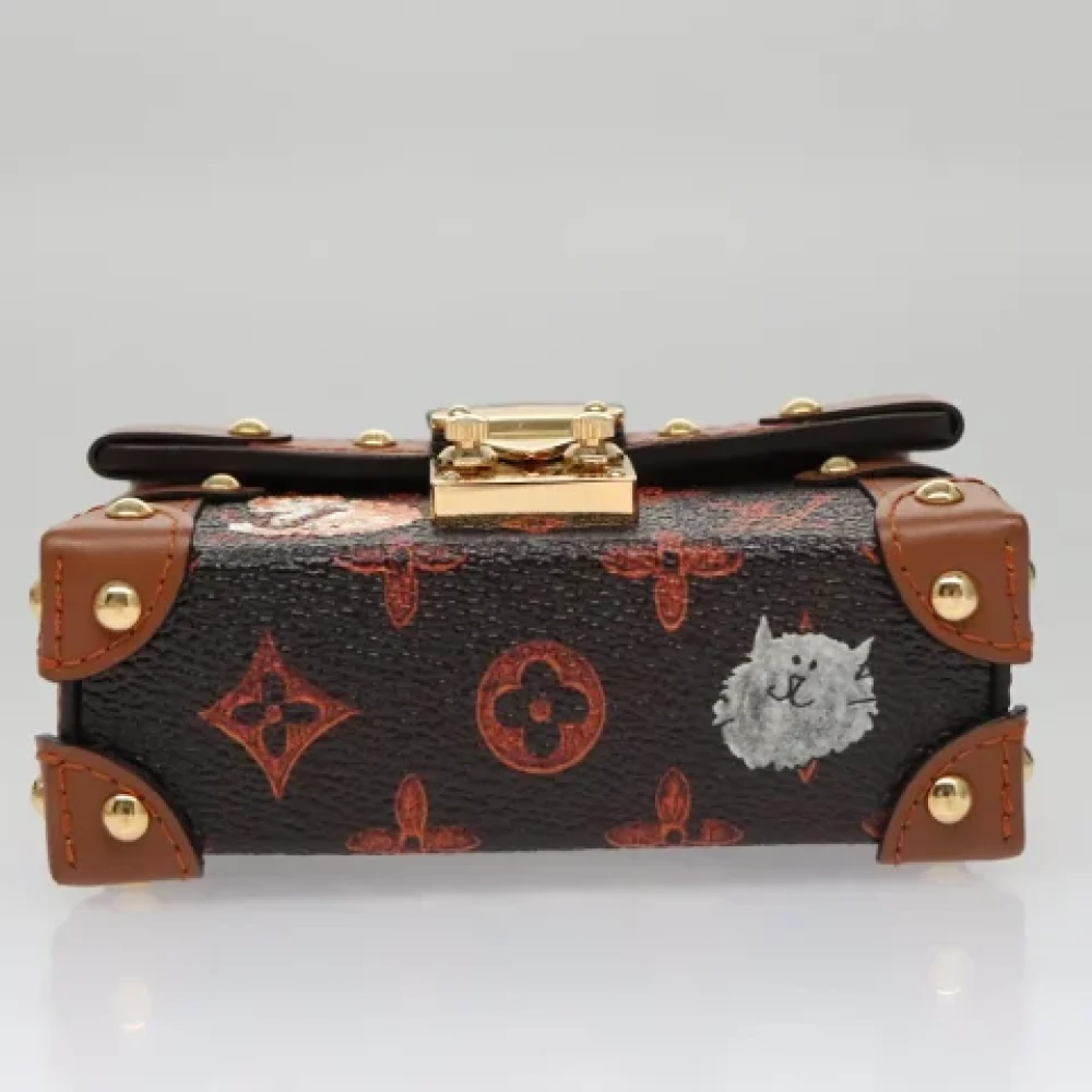 Louis Vuitton Vintage Pre-owned Canvas clutches Brown Dames