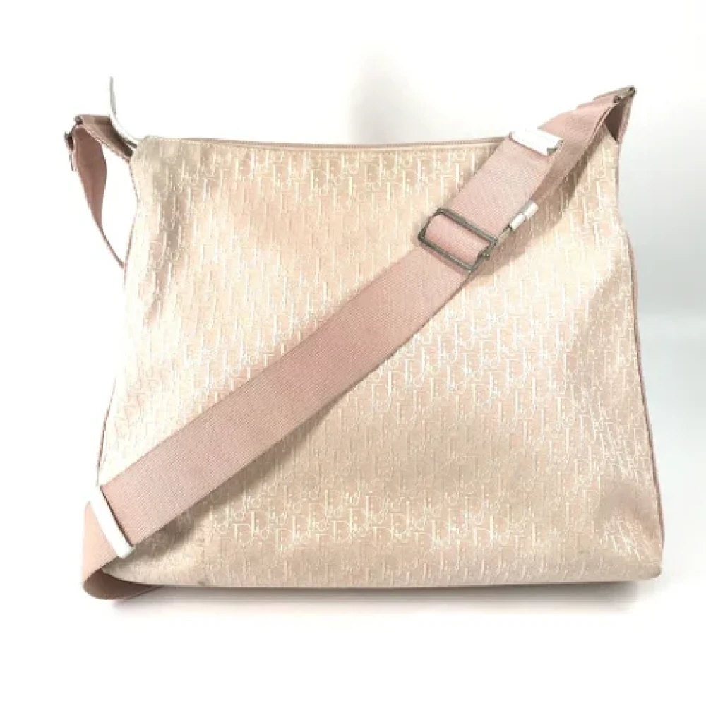 Dior Vintage Pre-owned Fabric dior-bags Pink Dames