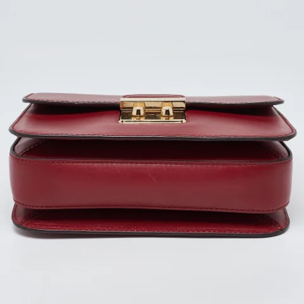 Michael Kors Pre-owned Leather shoulder-bags Red Dames