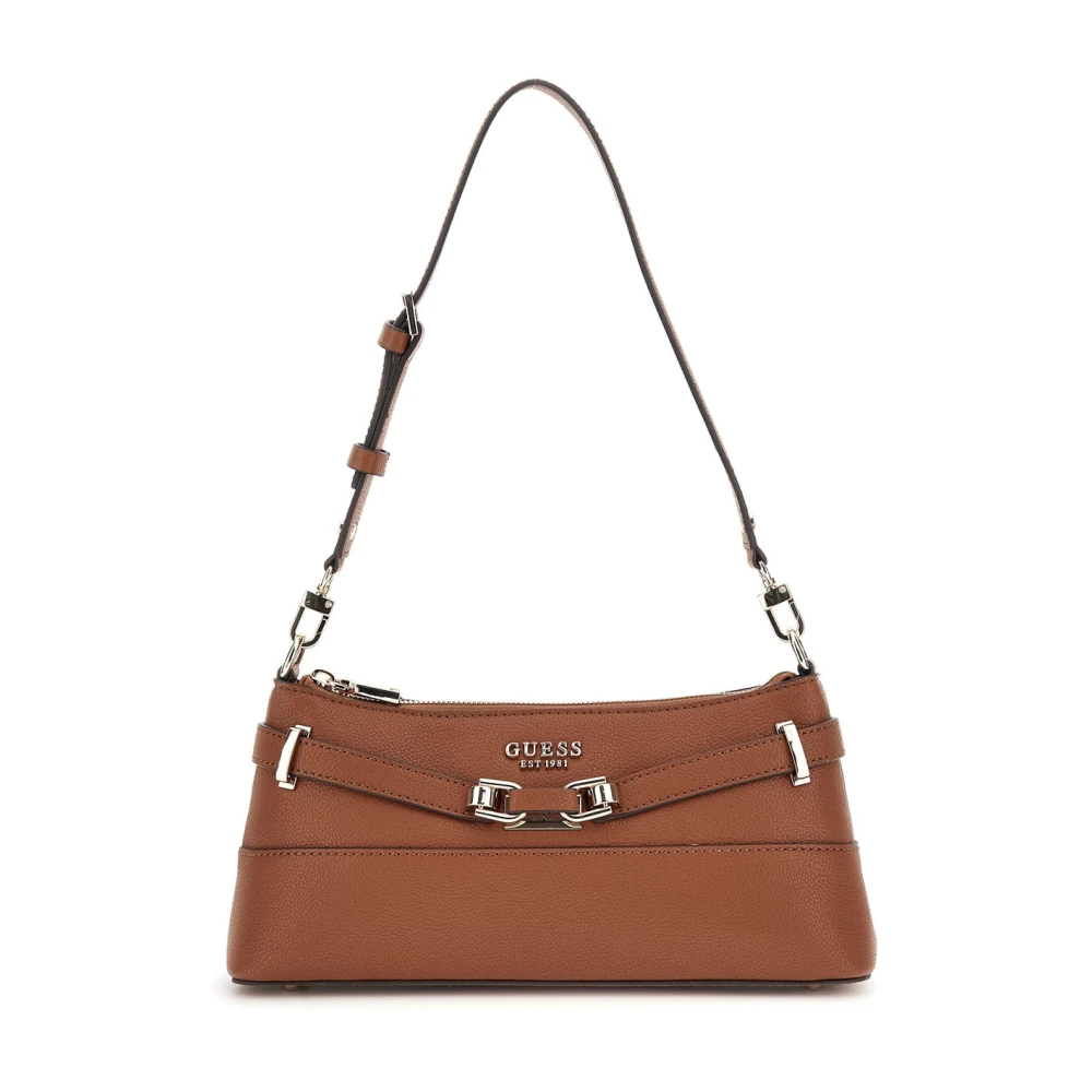 Guess Silvye Bucket Handtas Cognac Brown Dames