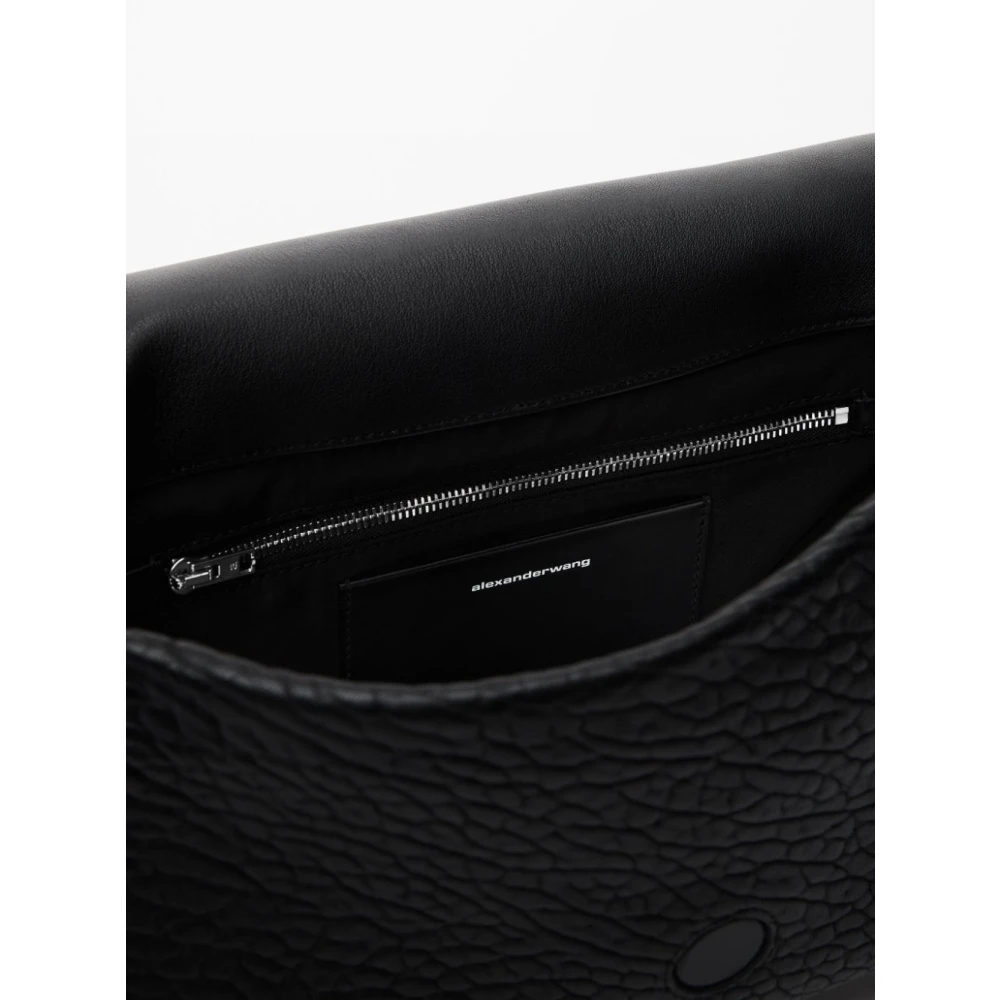 alexander wang Jet Black Lambskin Stud Tas Black Dames