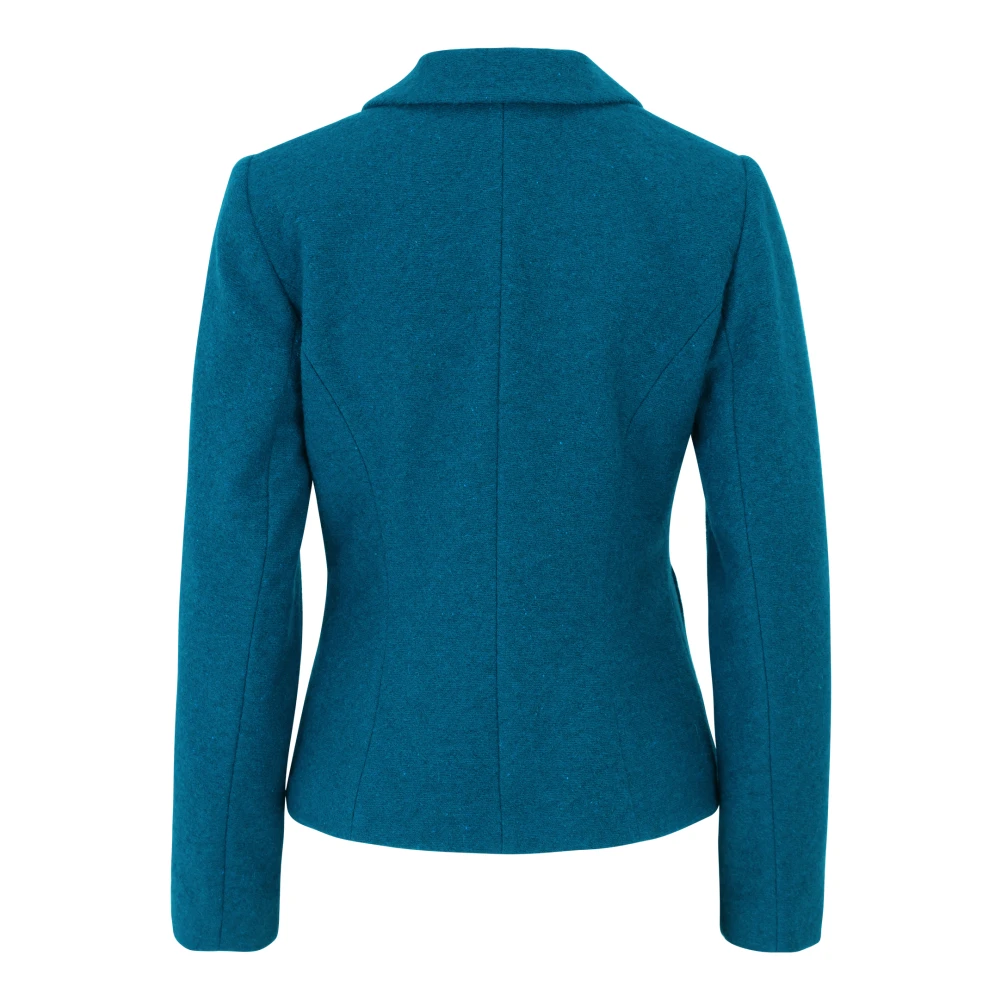 Betty Barclay Wollen blazer met zakken Brown Dames