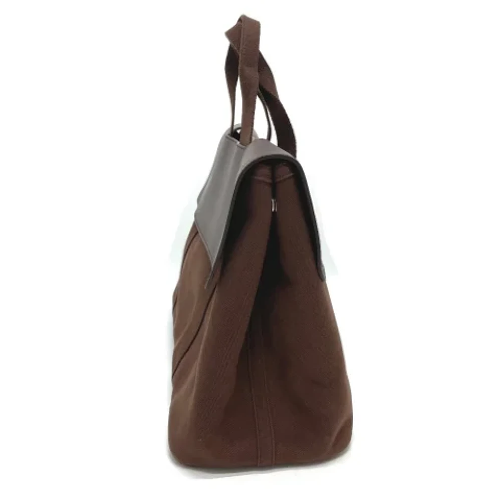 Hermès Vintage Pre-owned Leather handbags Brown Dames