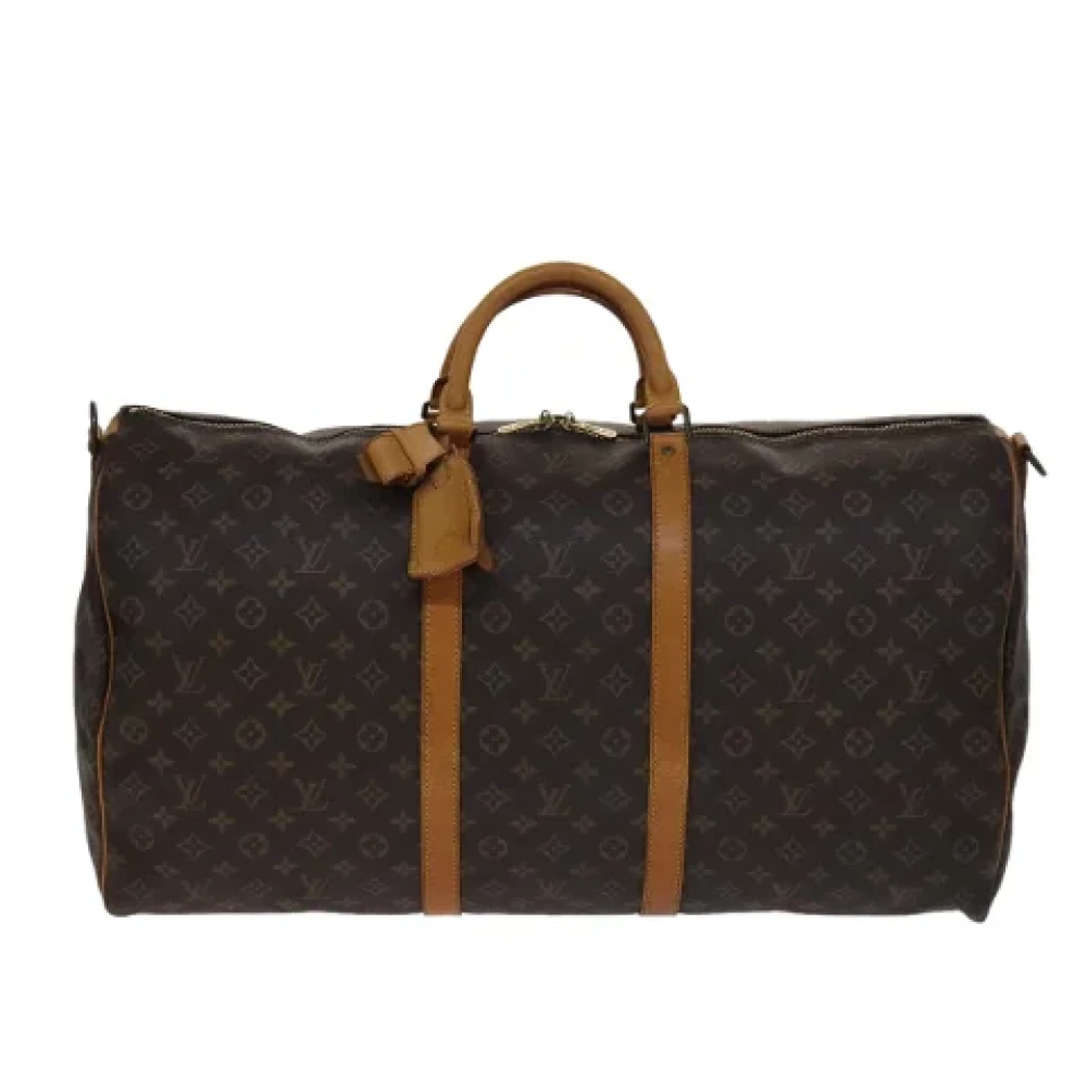 Louis Vuitton Vintage Pre-owned Canvas travel-bags Brown Dames
