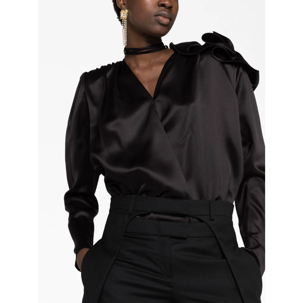 Magda Butrym Blouse Black Dames