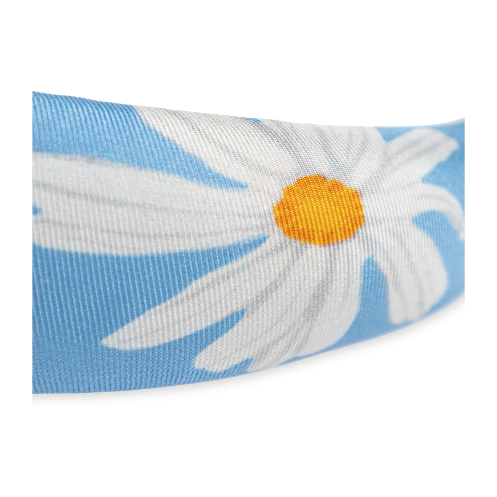 Moschino Hoofdband met sjaal Blue Dames