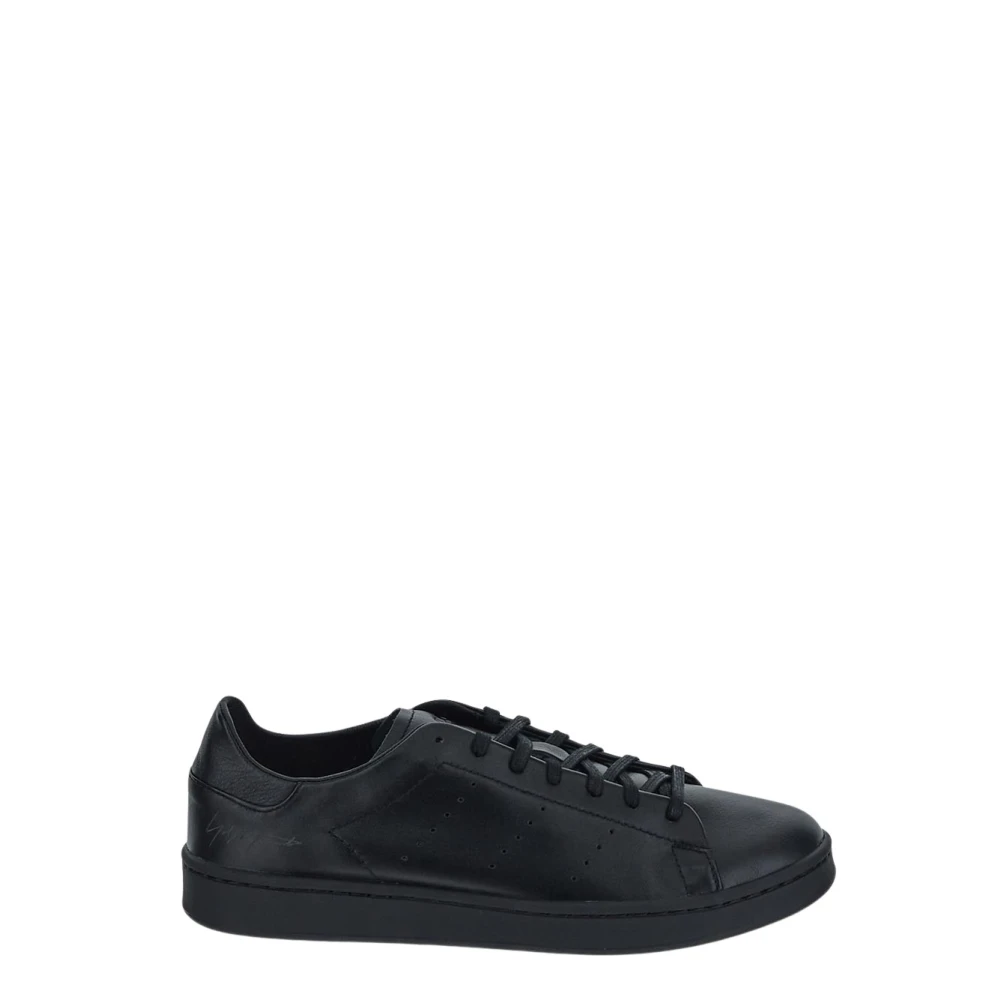 Y-3 Leren Stan Smith Sneaker Heren Schoenen Zwart