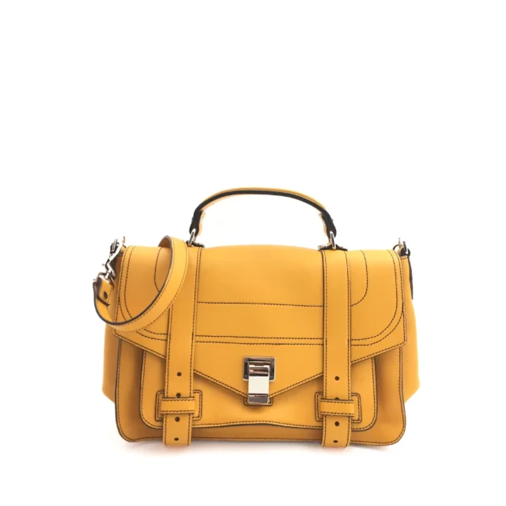 Proenza Schouler Pre-owned Leather handbags Orange Dames