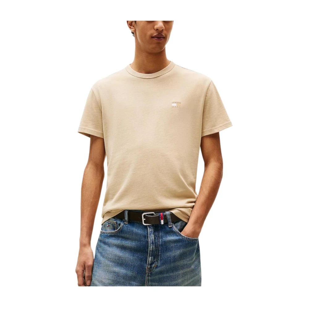 Tommy Hilfiger Men's Beige Urban Badge Tee