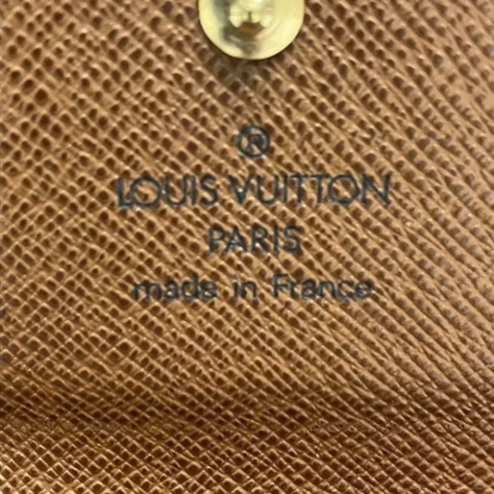 Louis Vuitton Vintage Pre-owned Canvas wallets Brown Dames