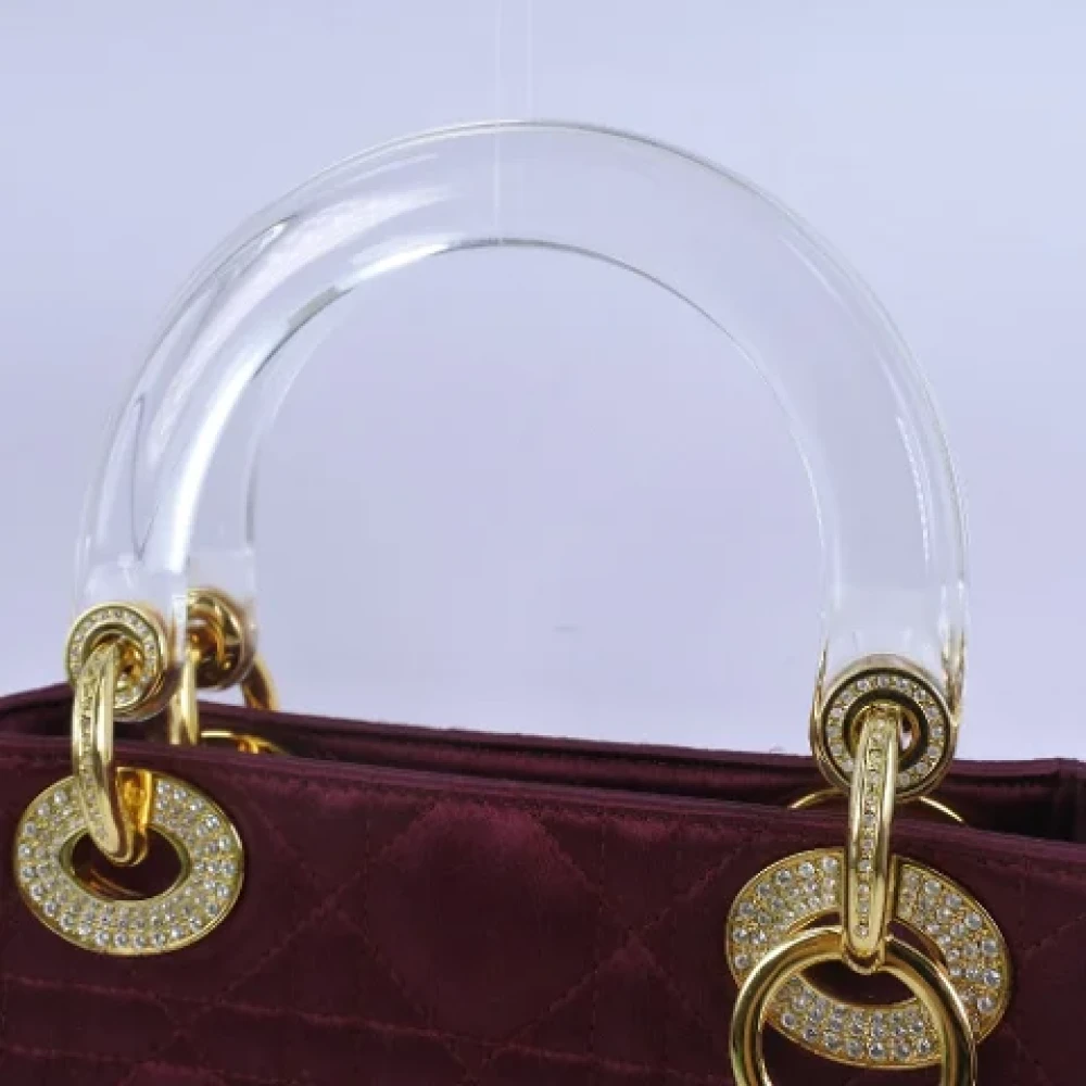 Dior Vintage Pre-owned Plastic dior-bags Brown Dames