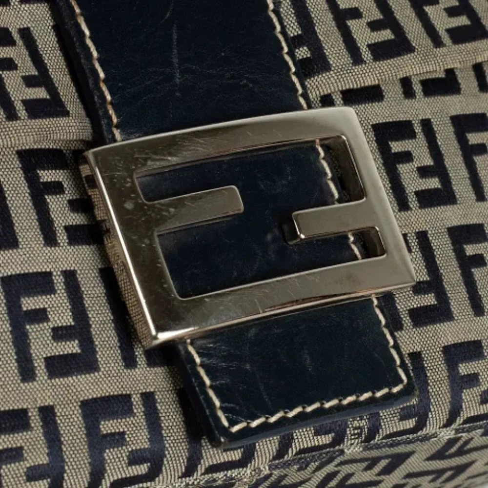 Fendi Vintage Pre-owned Canvas fendi-bags Blue Dames
