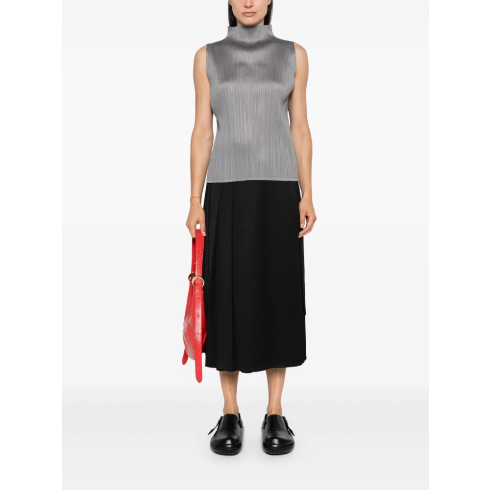 Issey Miyake Casual Katoenen Overhemd voor Mannen Gray Dames