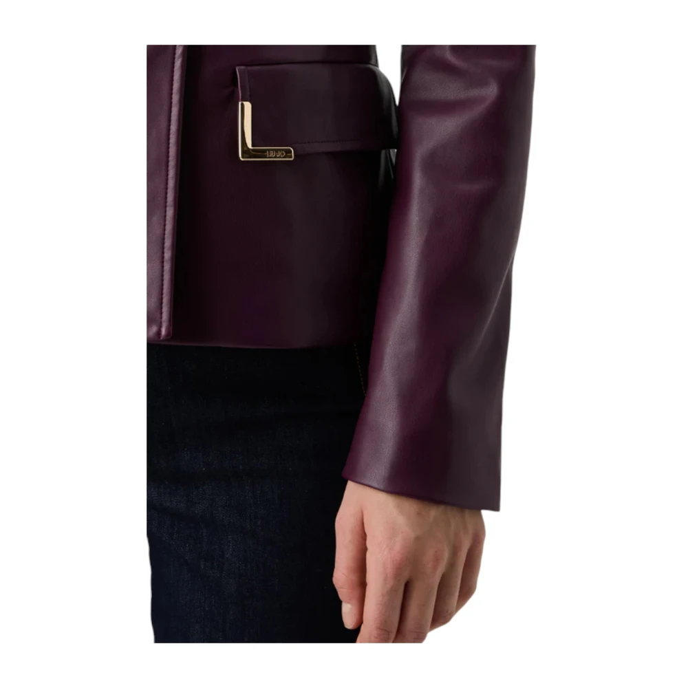 Liu Jo Elegante Blazer voor Vrouwen Purple Dames