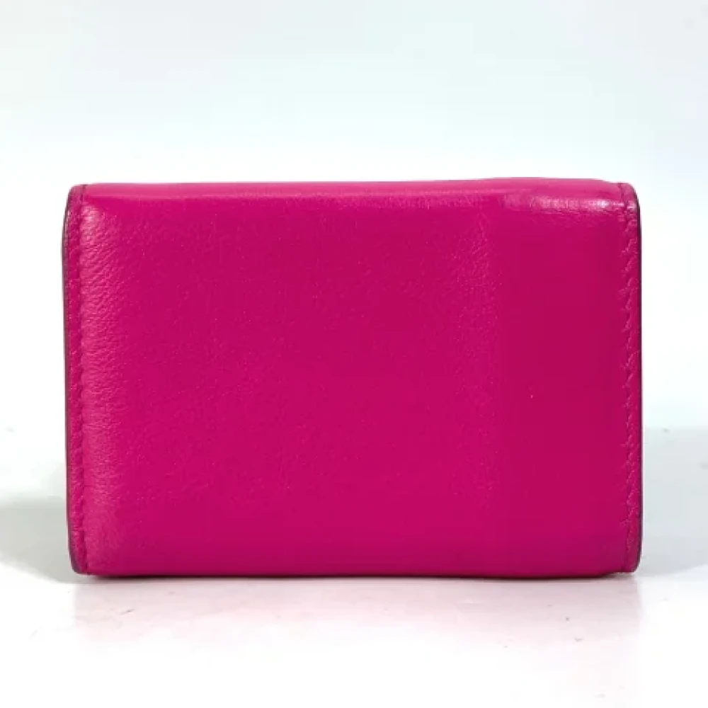 Balenciaga Vintage Pre-owned Leather wallets Pink Dames