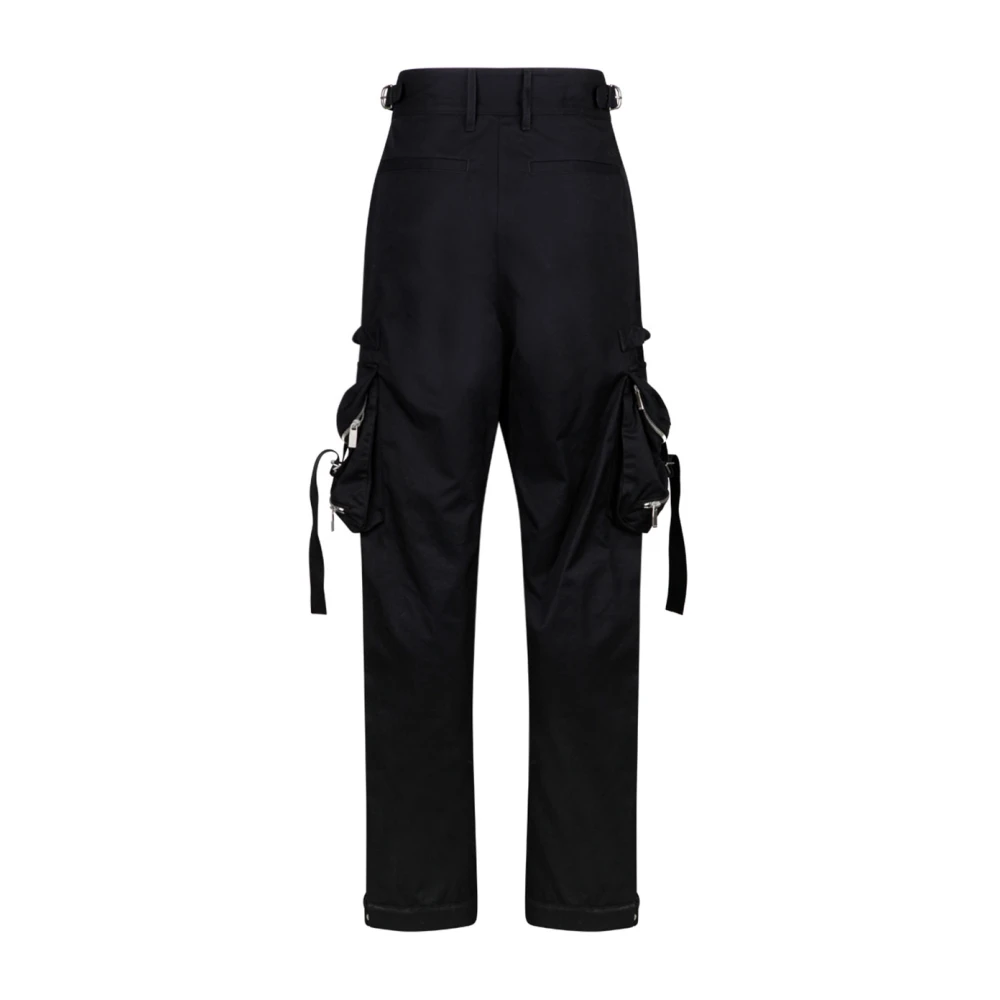 Off White Tapered Trousers Black Heren