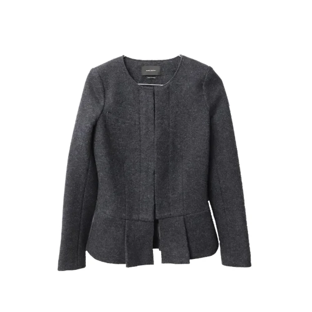 Isabel Marant Pre-owned Wool outerwear Gray Dames