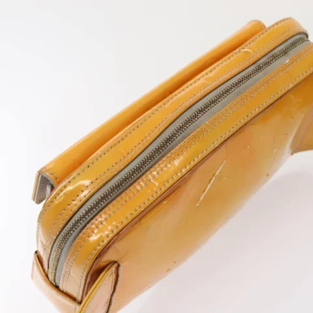 Louis Vuitton Vintage Pre-owned Leather crossbody-bags Yellow Dames