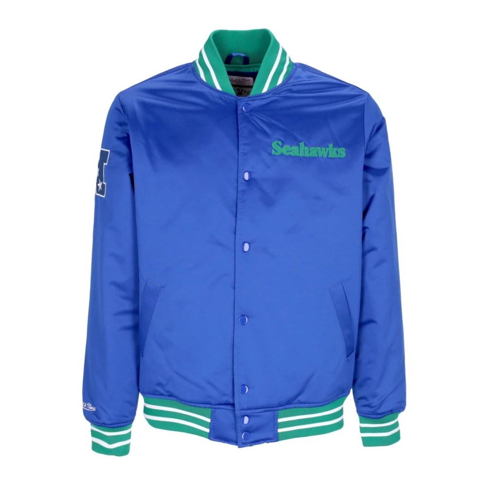 Mitchell & Ness Seattle Seahawks Bomberjack NFL Teamkleuren Blue Heren