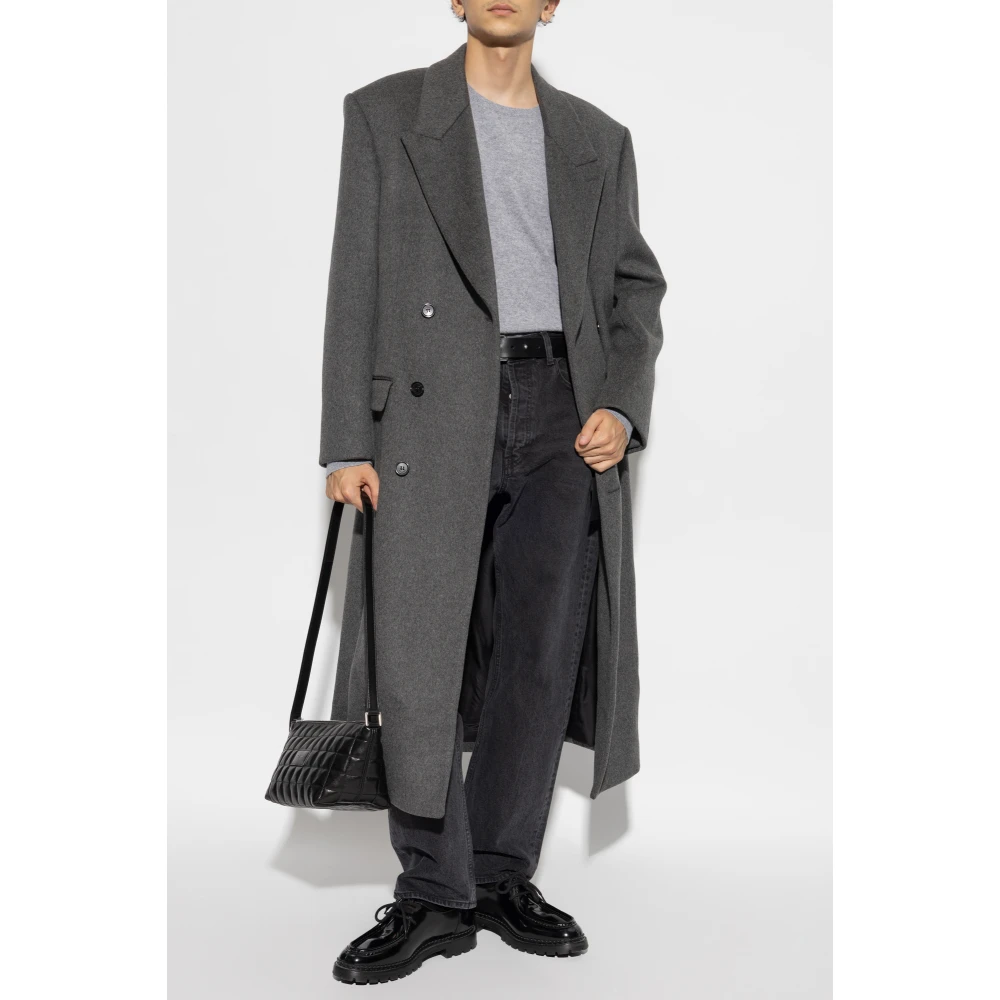Saint Laurent Straight Leg Jeans Black Heren