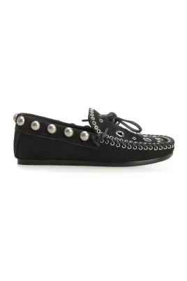 Suede Eyelets Moccasin