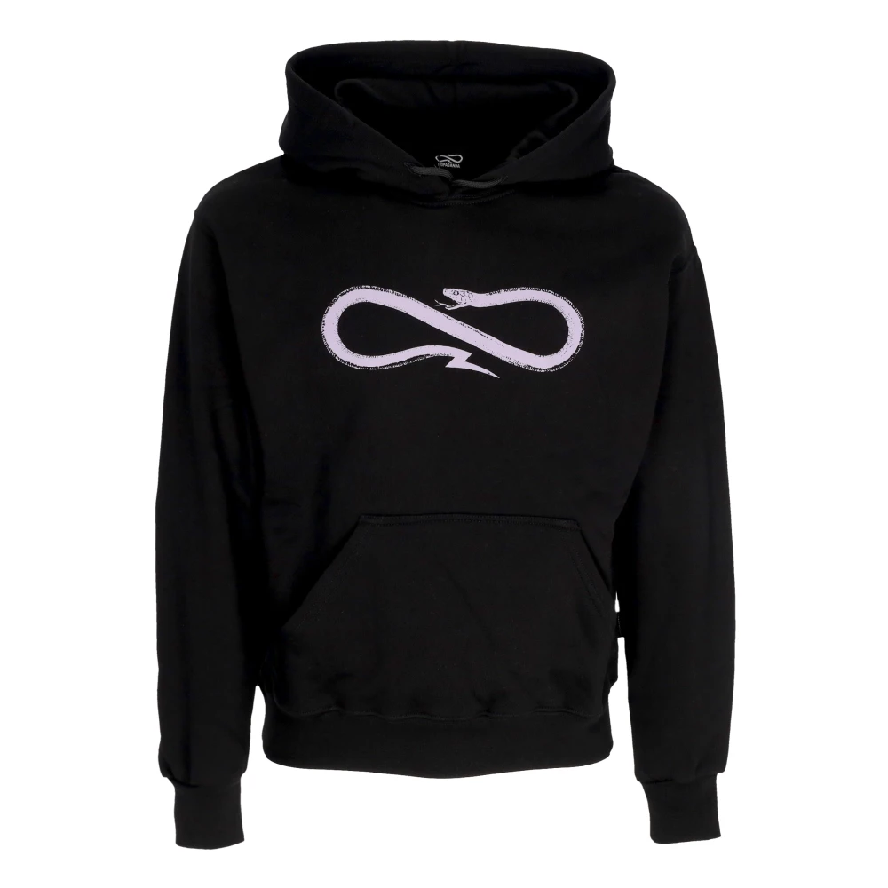 Propaganda Zwarte hoodie met logoprint Black Heren