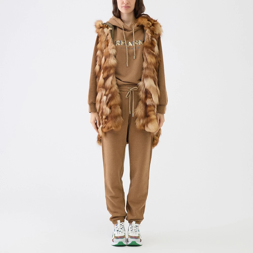 Ermanno Scervino Militair Groene Parka met Afneembare Vest Green Dames