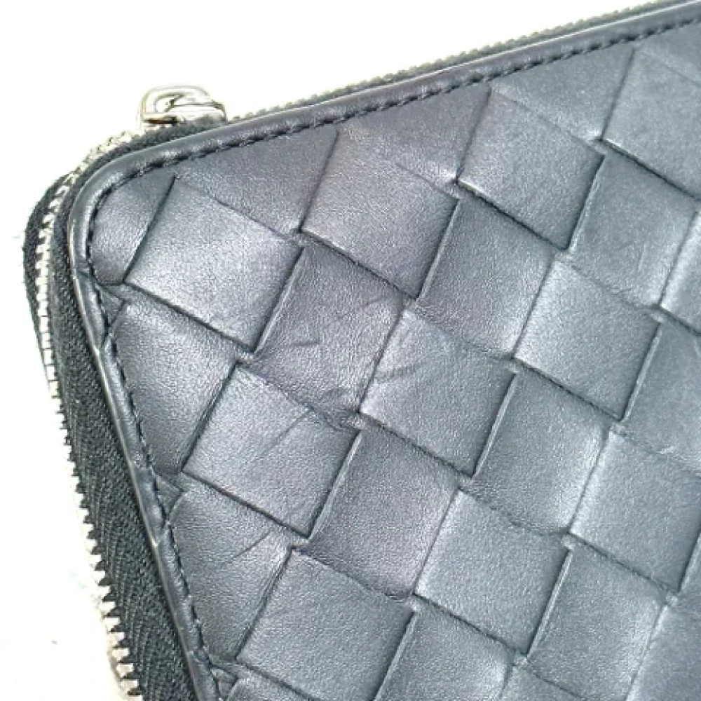Bottega Veneta Vintage Pre-owned Leather wallets Black Dames