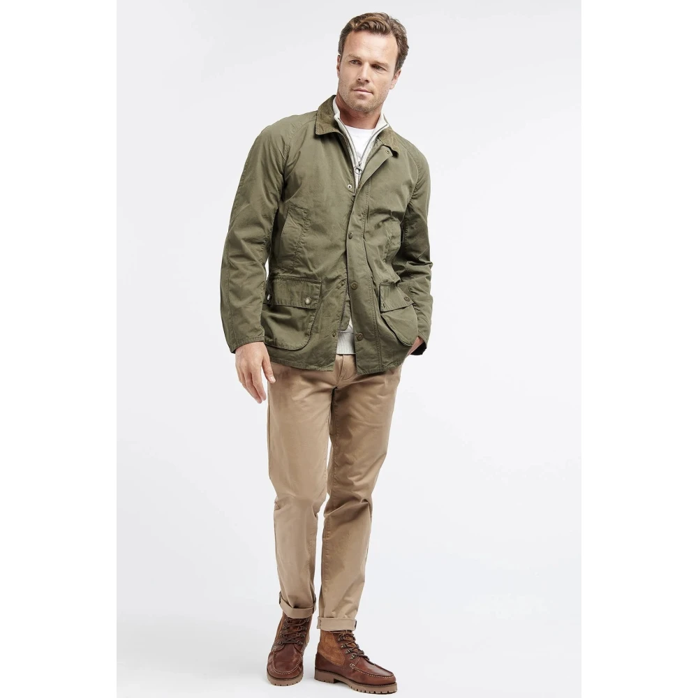 Barbour Casual Olijfkleurige Jas Green Heren