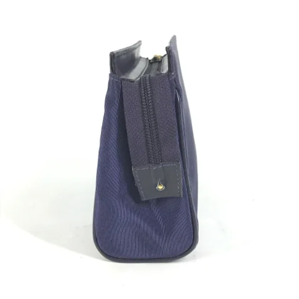 Salvatore Ferragamo Pre-owned Fabric pouches Blue Dames