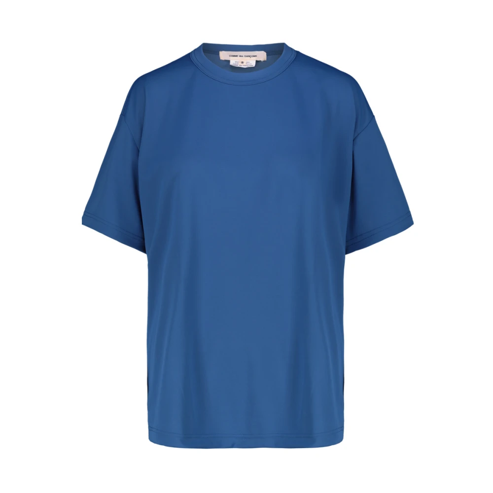 Comme des Garçons Oversized Smoke Blue Crew-neck T-shirt Blue Dames